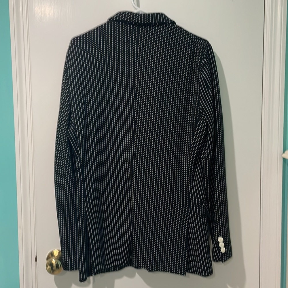 Y-3 Adidas Yohji Yamamoto mens polka dot cotton blazer - Picture 3 of 13